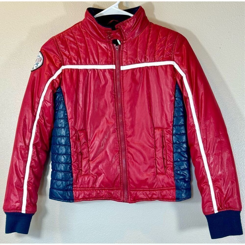 VINTAGE UNITED COLORS OF BENETTON KIDS PUFFER JACKET LARGE